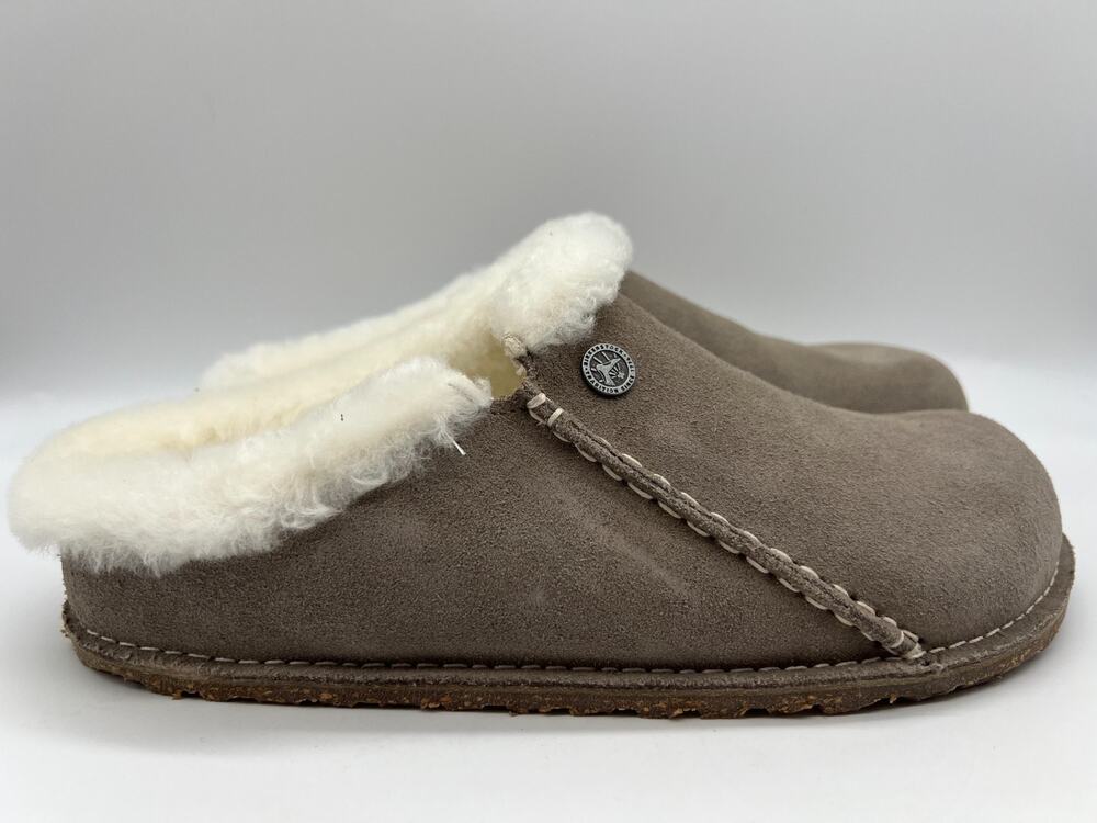 Birkenstock Zermatt Premium Suede Leather Stone Coin Women's Size 9 New